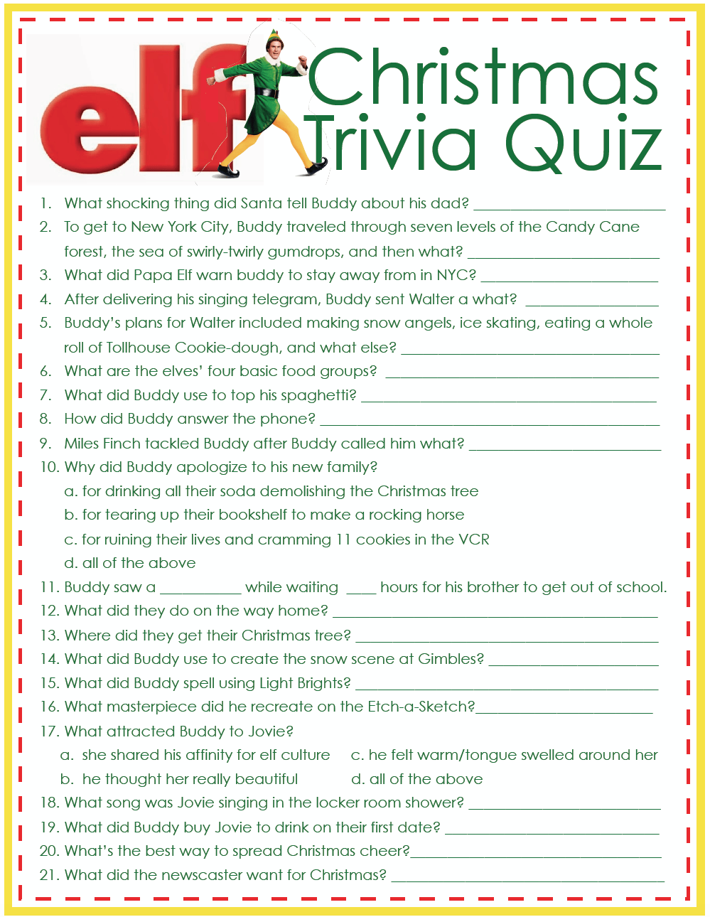 Free Printable Christmas Trivia Game Question And Answers Merry Christmas Memes 2021